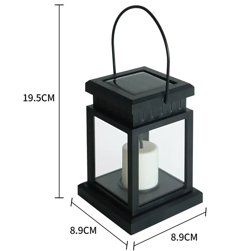 SolaraFlame | Solar-Fackelleuchte mit Flammeneffekt | Wetterfeste LED-Gartenlampe 14 x 8 x 8 cm