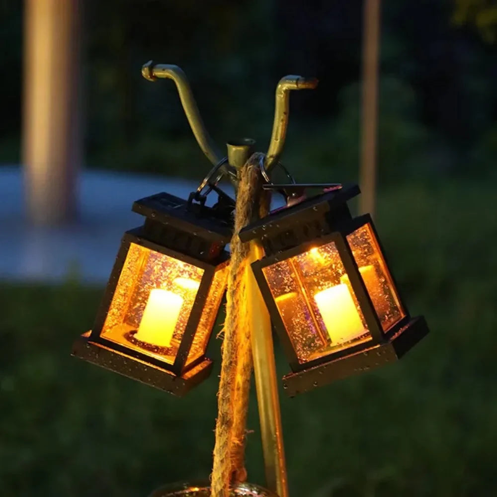 SolaraFlame | Solar-Fackelleuchte mit Flammeneffekt | Wetterfeste LED-Gartenlampe 14 x 8 x 8 cm