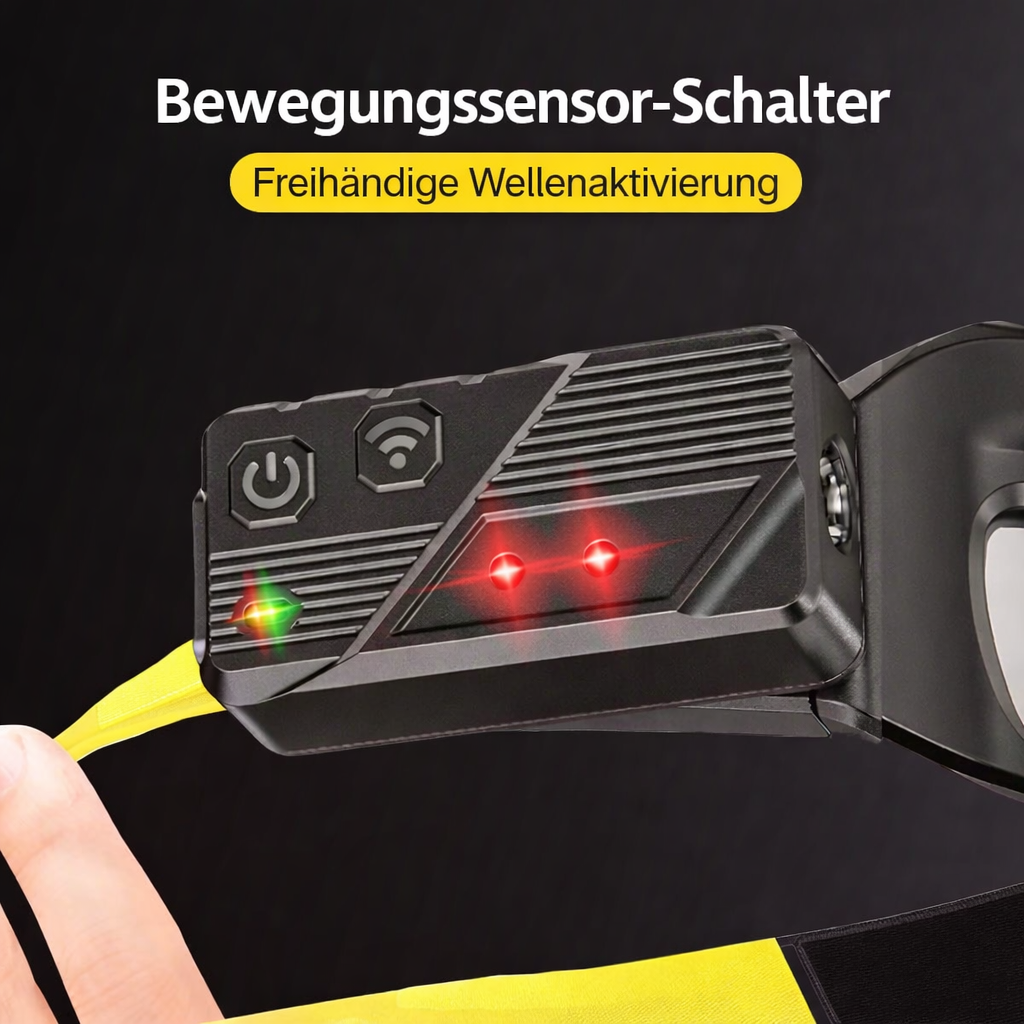 LumiWerk | Arbeitsbrille mit LED-Beleuchtung | Freihändige Präzisionsarbeit | USB-Aufladbar