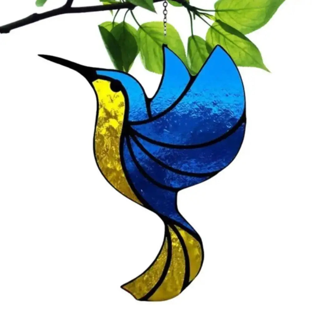 ColibriLuma Kolibri Fensterhänger | Acryl Suncatcher | 8 cm | Bunt | Garten Deko