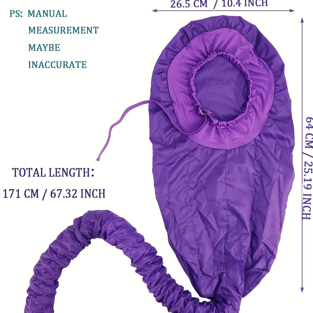 Veloura ThermoLock Haarpflegehaube mit Haartrockner-Aufsatz – Tiefenpflege-Wärmehaube für Locken, Haarmasken & schonendes Trocknen