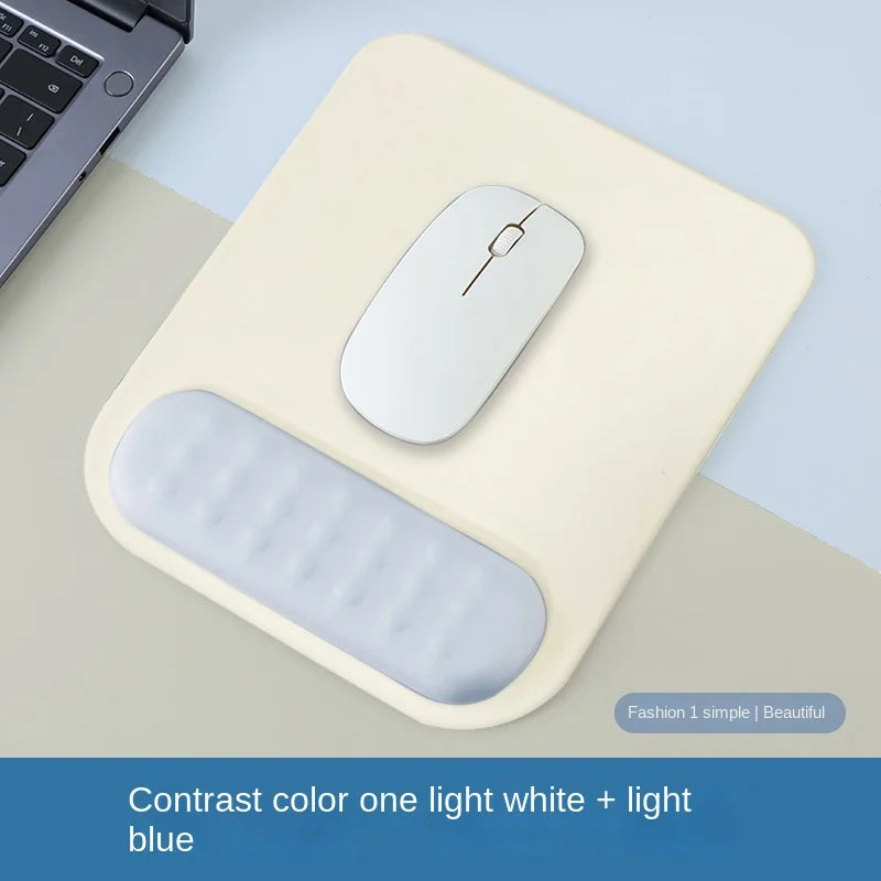 ErgoLoom Mouse Pad with Wrist Rest | Ergonomic & Non-Slip | Memory Foam & Anti-Slip Base | For Gaming & Office