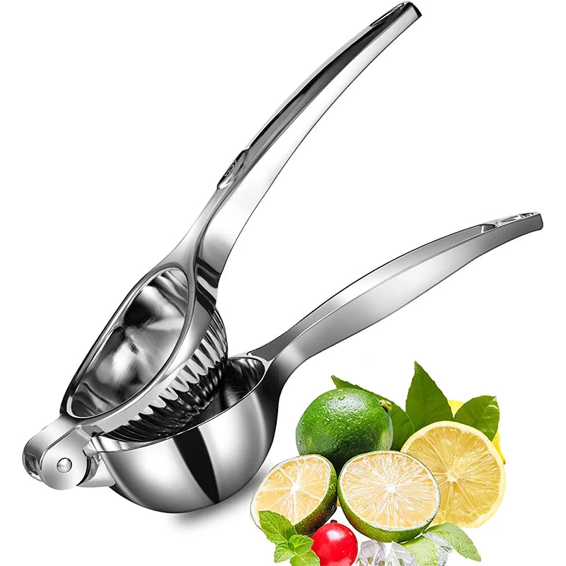 Zestora Premium Zitronenpresse | Zinklegierung | Manuelle Zitruspresse für Zitrone, Limette & Orange