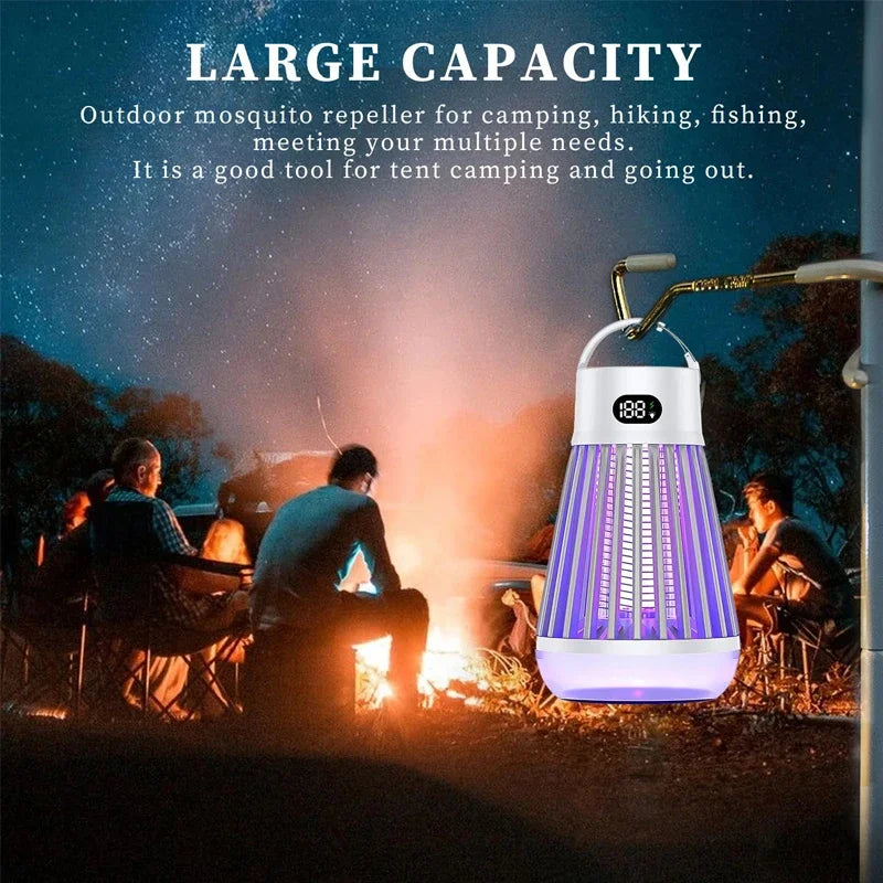 BugAway Elektrischer Mückenvernichter UV-Licht | USB Fliegen- & Insektenfalle | 2000mAh | Leise & Tragbar | Innen & Außen