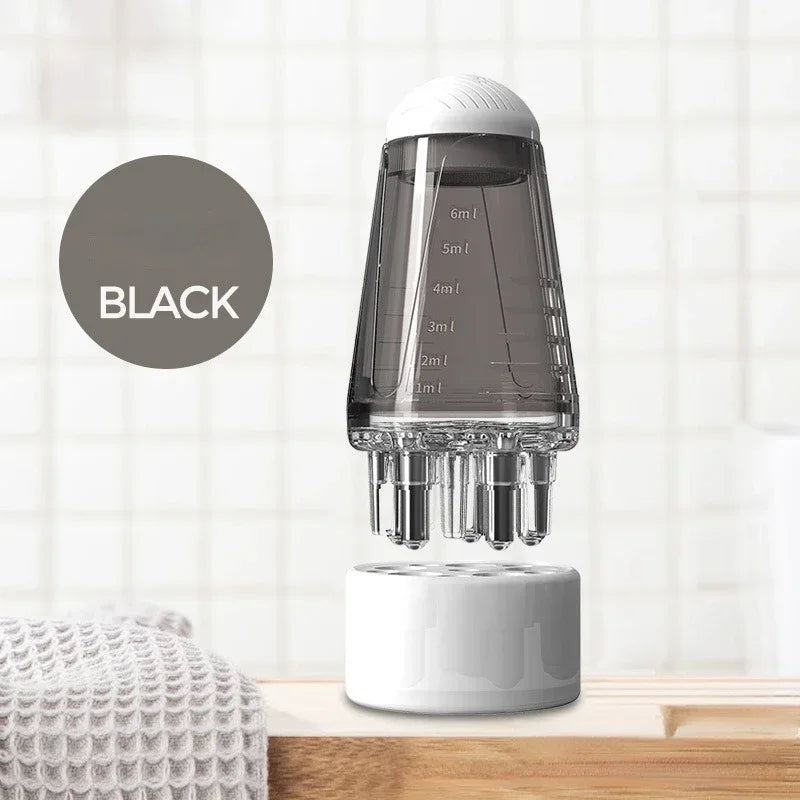 TrichoFlow Kopfhaut-Applikator | Präziser Flüssigkeitsspender mit Massage-Rollkugeln | 4 ml