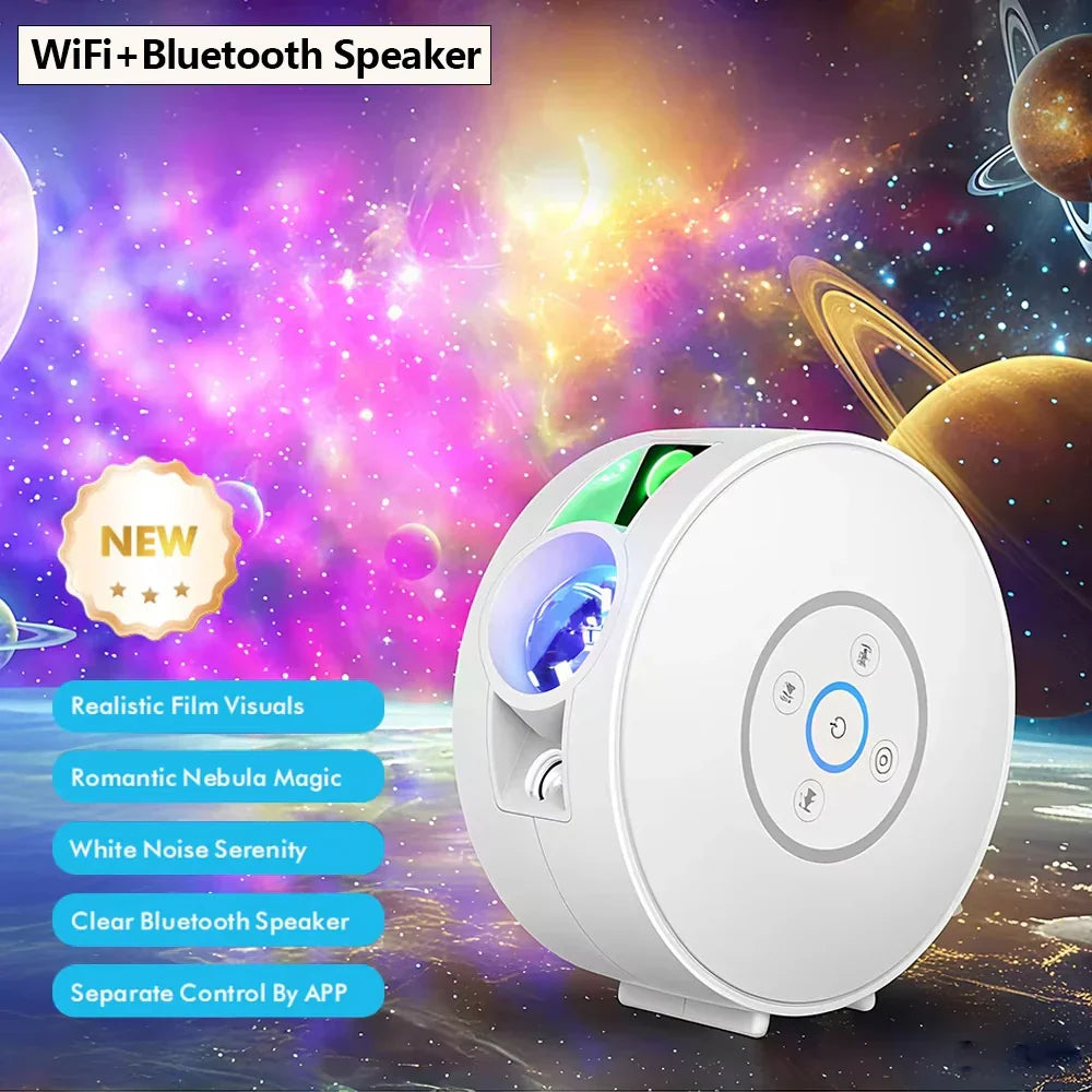Galaxy Projector LumoSky Pro | Smart App & Voice Control | 16 Million Colors | Star & Nebula Projection