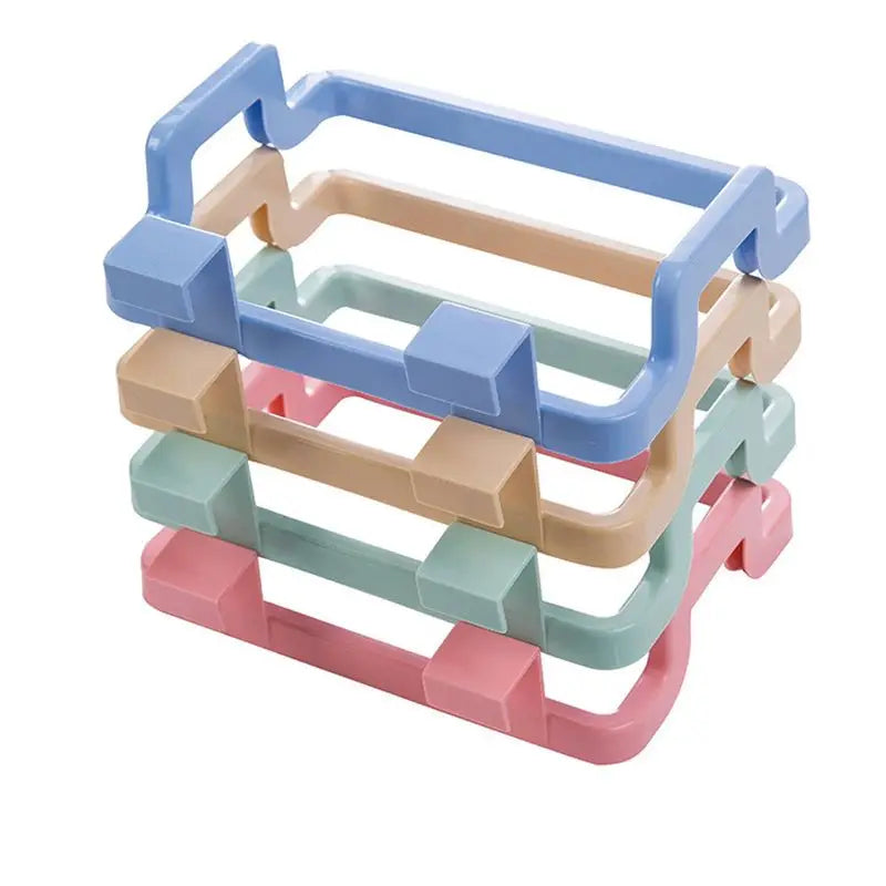 Hangivo Müllbeutel Halter zum Einhängen | Küchen Schrank Organizer | Kunststoff