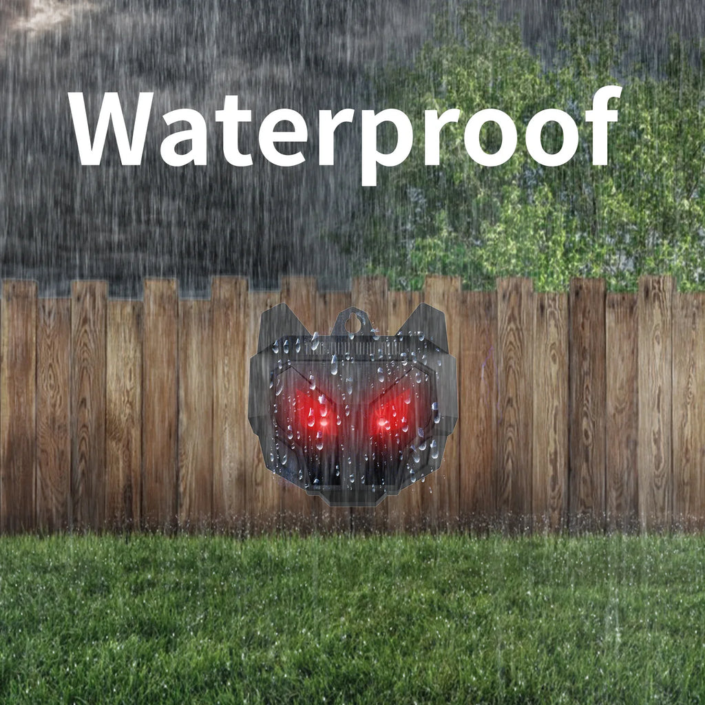 NightGuard Solar | Solar Tiervertreiber mit LED-Blitzlicht | Wasserdichter Wildtier-Abschrecker für Garten, Hof & Hühnerstall
