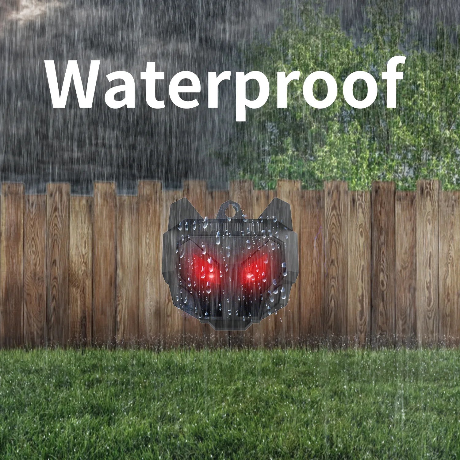 NightGuard Solar | Solar Tiervertreiber mit LED-Blitzlicht | Wasserdichter Wildtier-Abschrecker für Garten, Hof & Hühnerstall