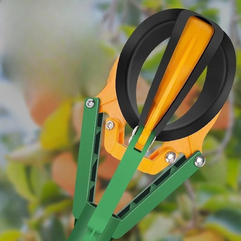 Frugano Pro Obstpflücker Greifer | 3-Klauen Fangkorb | Aluminium Teleskopstange