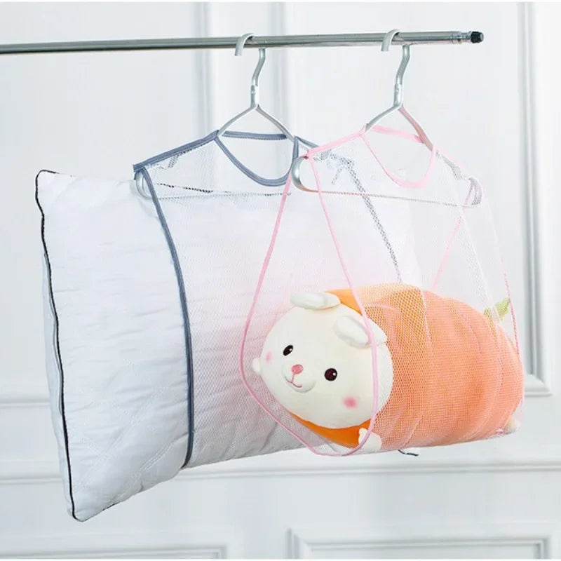 DryNest Home Kissen Trocknungsnetz | Hängender Kissen-Trockner | Atmungsaktiver Wäscheständer 38–48 cm