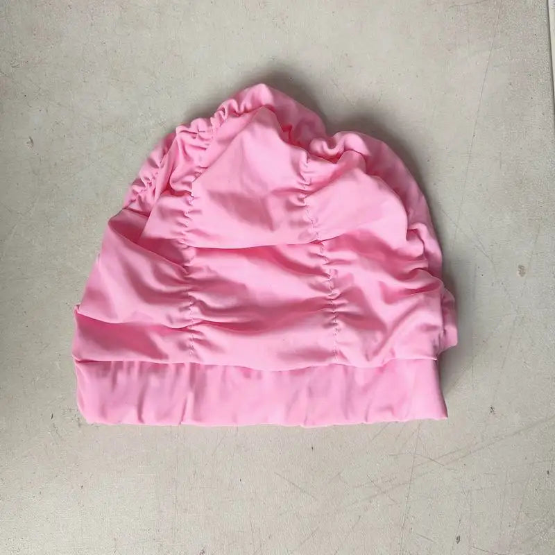 AquaLisse Damen Badehaube für lange Haare | Elastisch & Faltbar | Glattes Komfortdesign