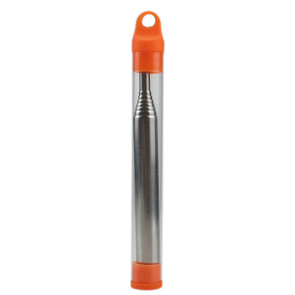 FireBlow Pro Camping Feuerblasrohr | Teleskopisches Feuer-Anblasrohr | Outdoor Blasrohr zum Entfachen von Feuer