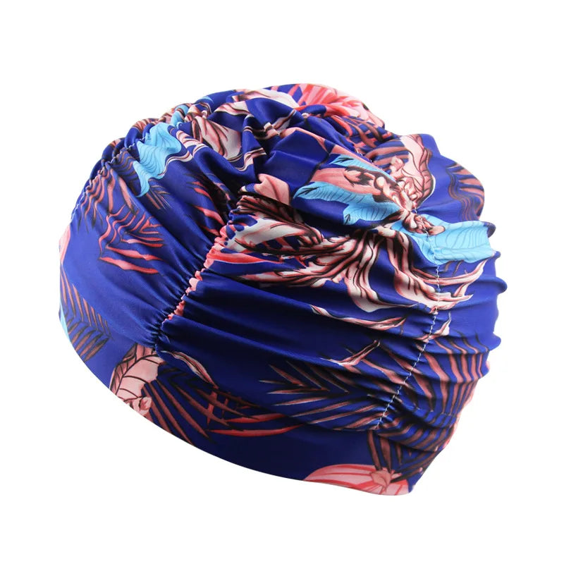 AquaLisse Damen Badehaube für lange Haare | Elastisch & Faltbar | Glattes Komfortdesign