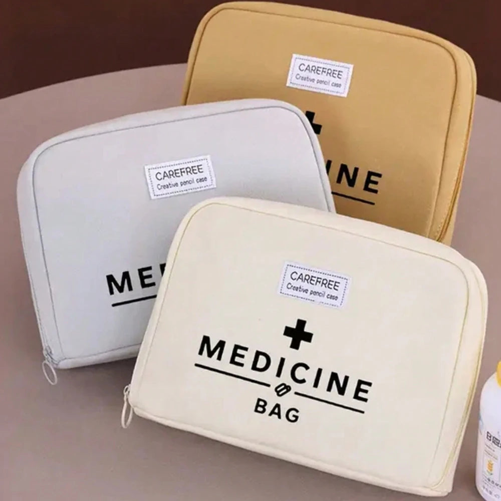 MediMaus Medikamententasche Organizer | Reise Erste-Hilfe Tasche | Pillen & Medikamente Aufbewahrung | Tragbar | Für Haushalt & Outdoor