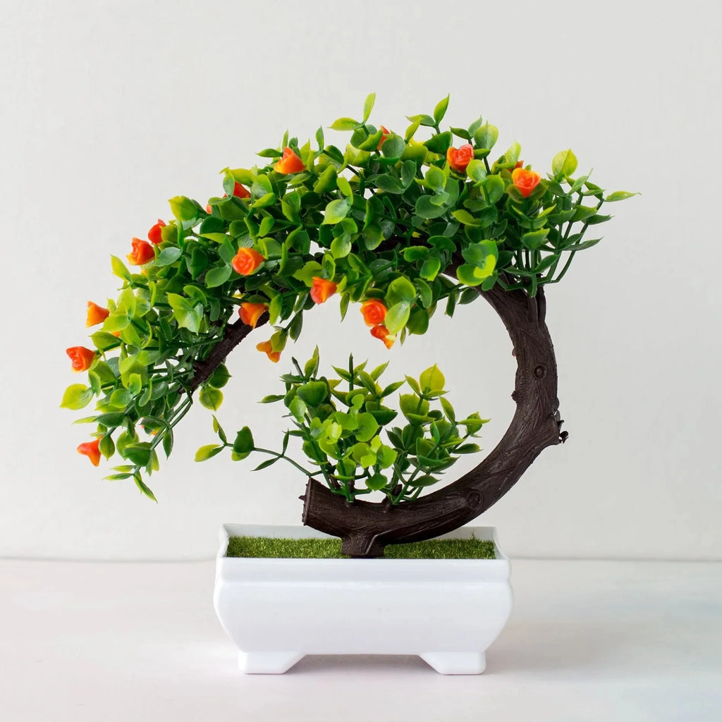 Bonsaira Künstlicher Bonsai im Topf | Realistische Deko-Pflanze | 27 x 18 cm | Pflegefrei für Tisch & Regal