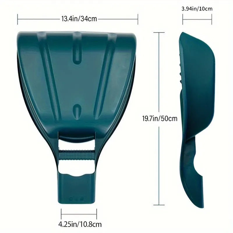 GartenKlaue Laubgreifer Garten Set | Ergonomische Laubschaufeln für Blätter & Erde | Gartenrechen Ersatz 34 × 10 × 50 cm