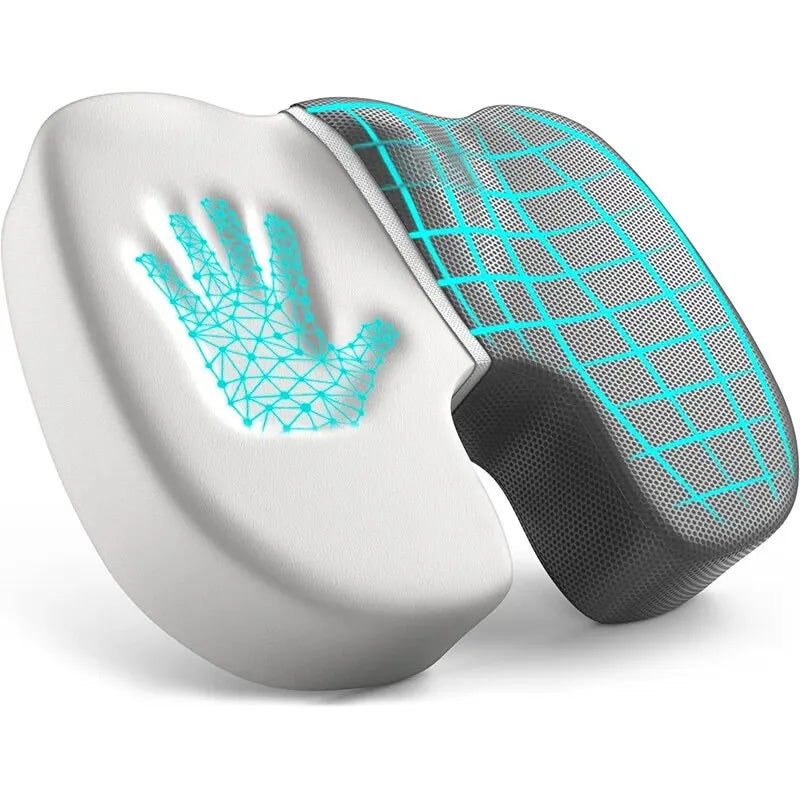 Ergonomic Seat Cushion | Memory Foam | Removable Cover | For Office, Study & Home