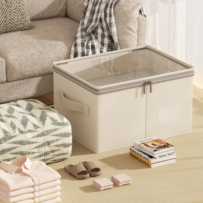 Dormexa Kleider Aufbewahrungsbox mit Deckel | Großes Volumen | Faltbarer Schrank Organizer