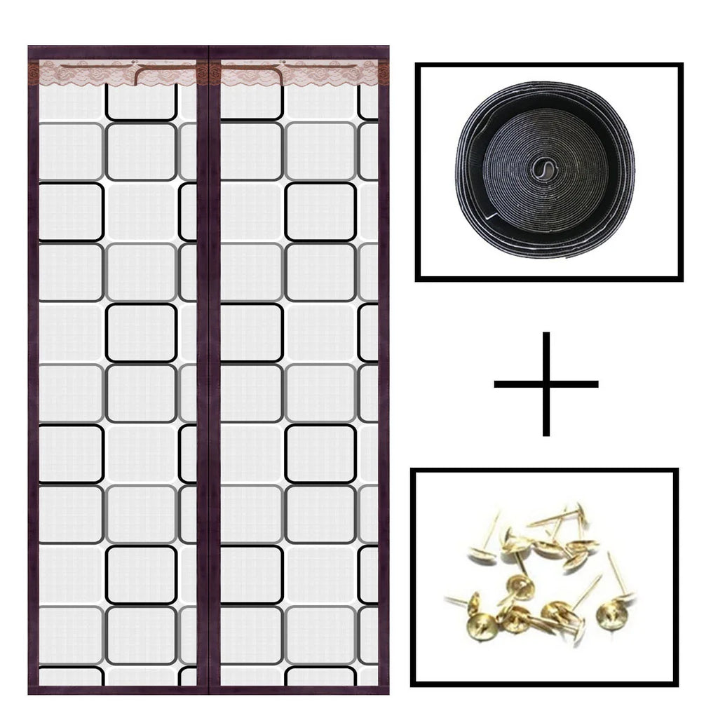 Climora | Thermal Door Curtain | Magnetic & Heat Insulating | Protection Against Cold & Drafts | Ideal for Winter & Climate Rooms