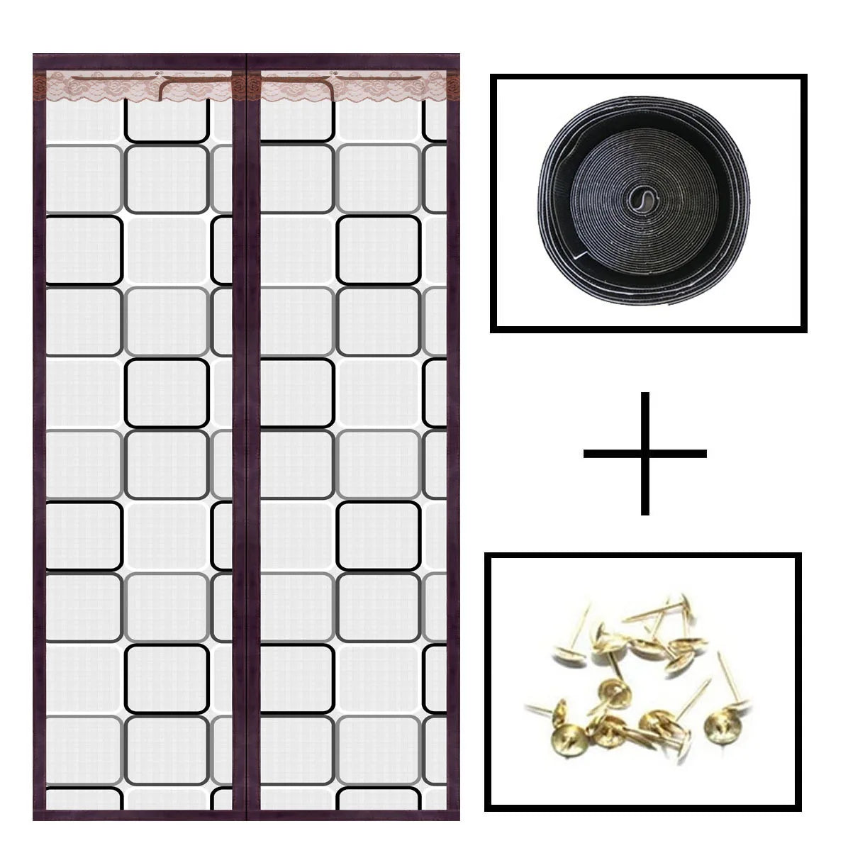 Climora | Thermal Door Curtain | Magnetic & Heat Insulating | Protection Against Cold & Drafts | Ideal for Winter & Climate Rooms