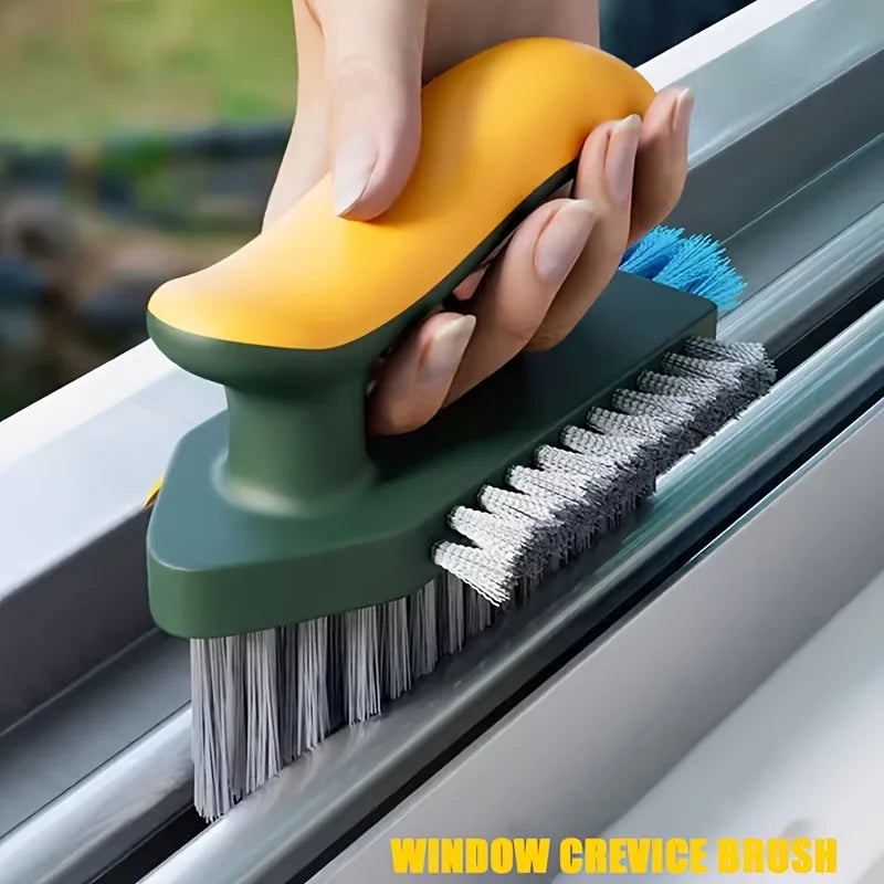 CleanProfi 4-in-1 Reinigungsbürste & Abzieher | Multifunktion | Küche, Bad, Boden, Reifen