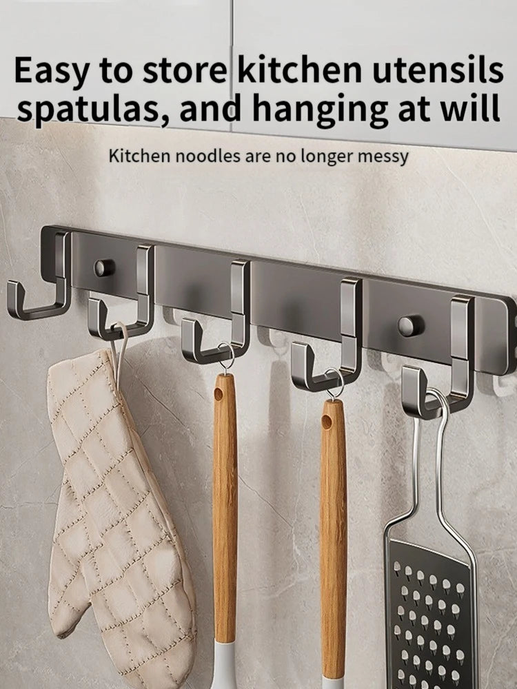 HangoMax Kleiderhaken Wand & Tür | Aluminium Haken für Garderobe, Eingang & Schrank | Stark & Platzsparend