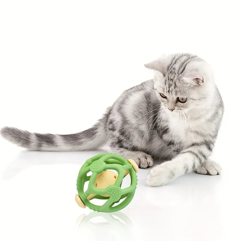 BelloRing Hundespielzeug Kauring mit Glocke | Wurf- & Flugring | Bissfest & langlebig | Interaktives Training | Für Solo- & gemeinsame Spiele