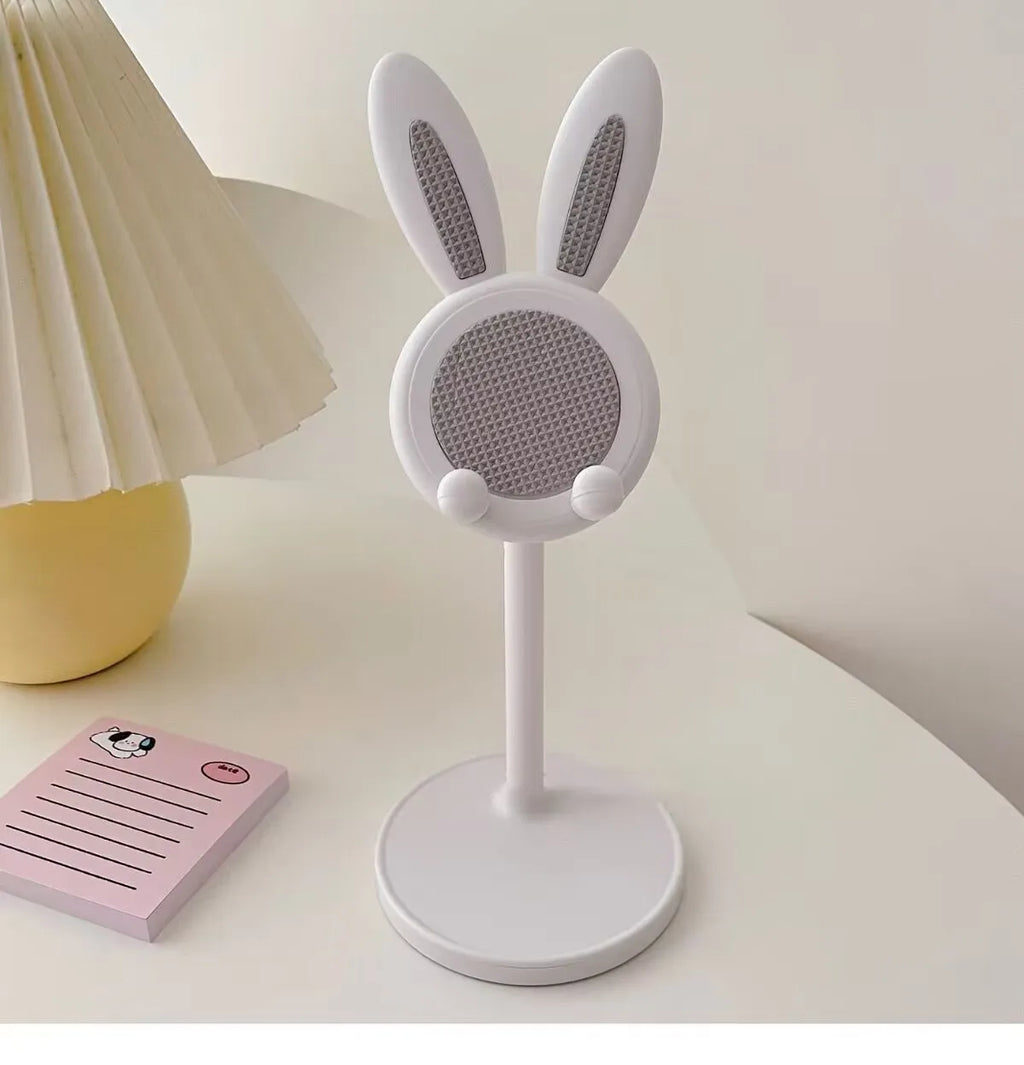 HoppelStand Phone Holder | Height Adjustable & Tiltable | Cute Bunny Design | For Phone & Tablet