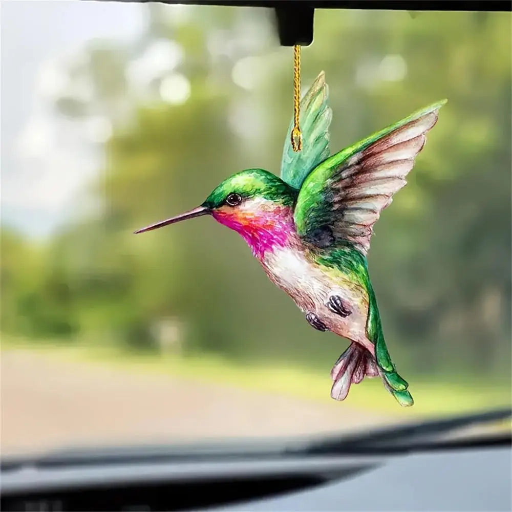 ColibriLuma Kolibri Fensterhänger | Acryl Suncatcher | 8 cm | Bunt | Garten Deko