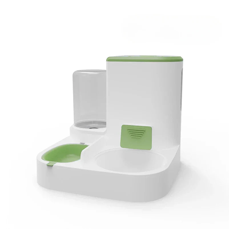 Feedipet Food & Water Dispenser for Cats & Dogs | Automatic Refill | 2-in-1 Bowl Set