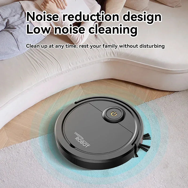 Saugroboter | 3-in-1 Kehren, Saugen & Wischen | USB-Aufladung | 2026 Modell | Cleanova