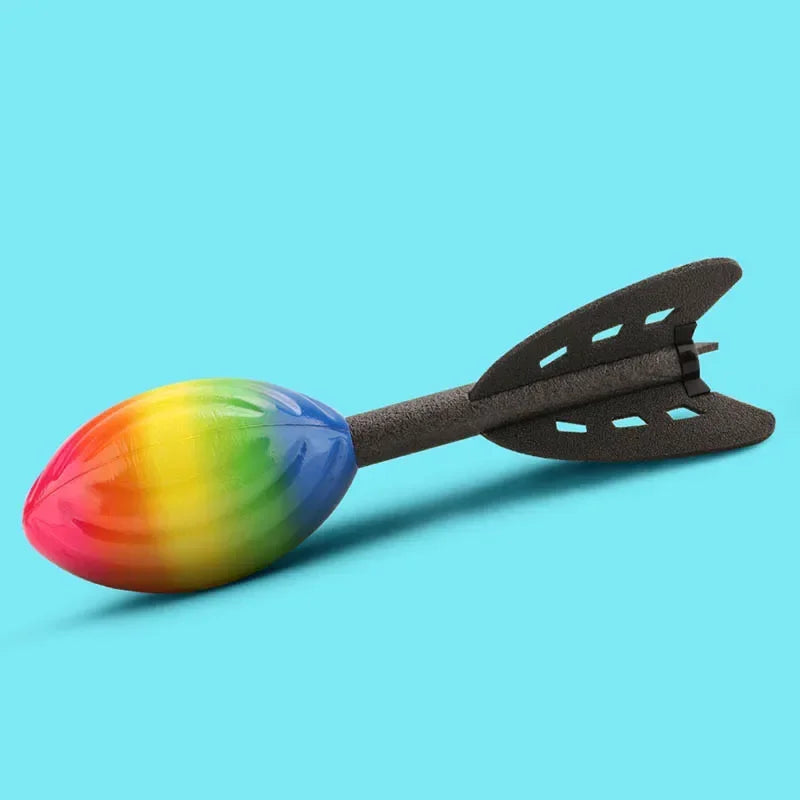 Rocketo Mini Wurf-Rakete | Weicher Schaumstoff 28 cm | Outdoor Spiel & Sportgeschenk für Kinder