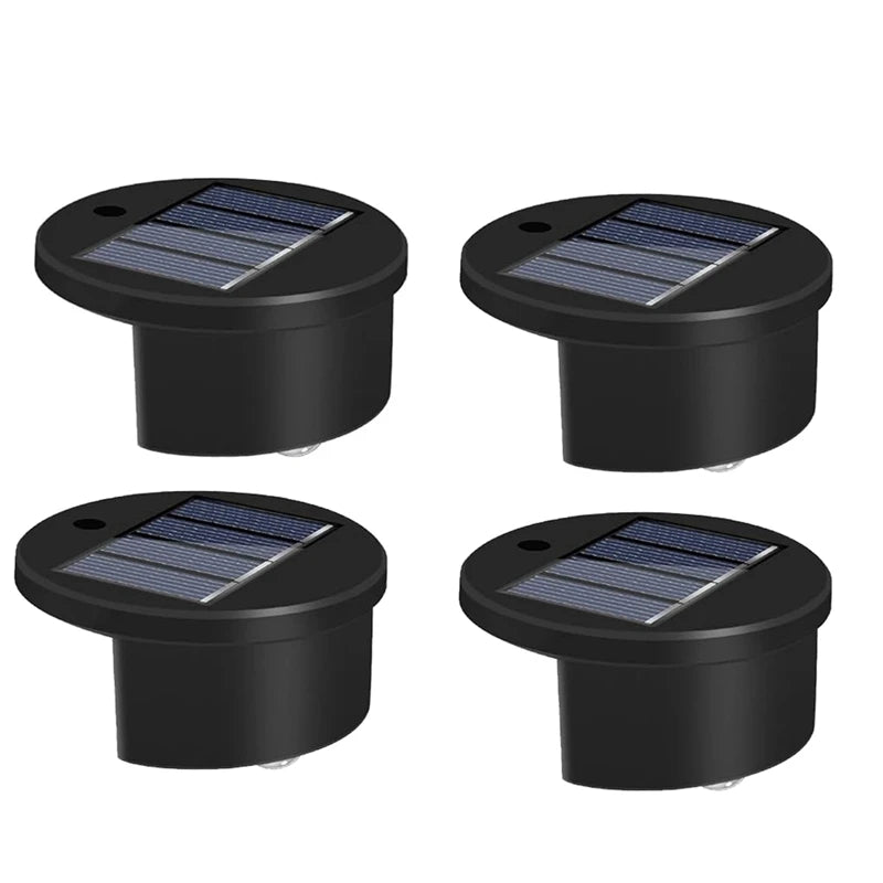 Aqualume Solar-Poolrandleuchten 4er-Set | Farbwechselnde LED | Wasserdicht & Kabellos | Pool- und Terrassenbeleuchtung