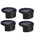 Aqualume Solar-Poolrandleuchten 4er-Set | Farbwechselnde LED | Wasserdicht & Kabellos | Pool- und Terrassenbeleuchtung