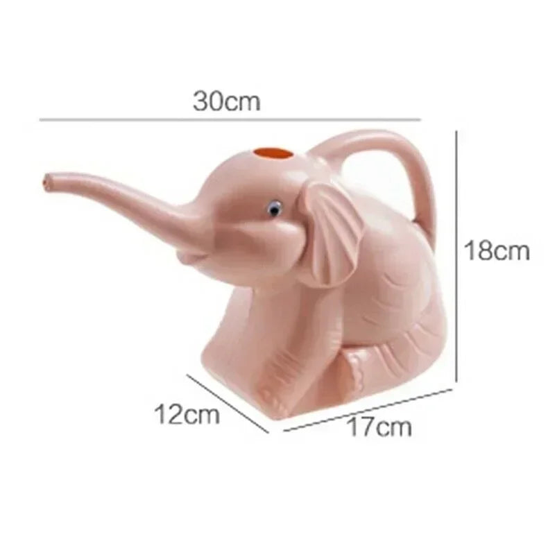 Eleplanty Gießkanne Elefant 30 cm | Kunststoff Gießkanne für Kinder & Garten | 1 Stück