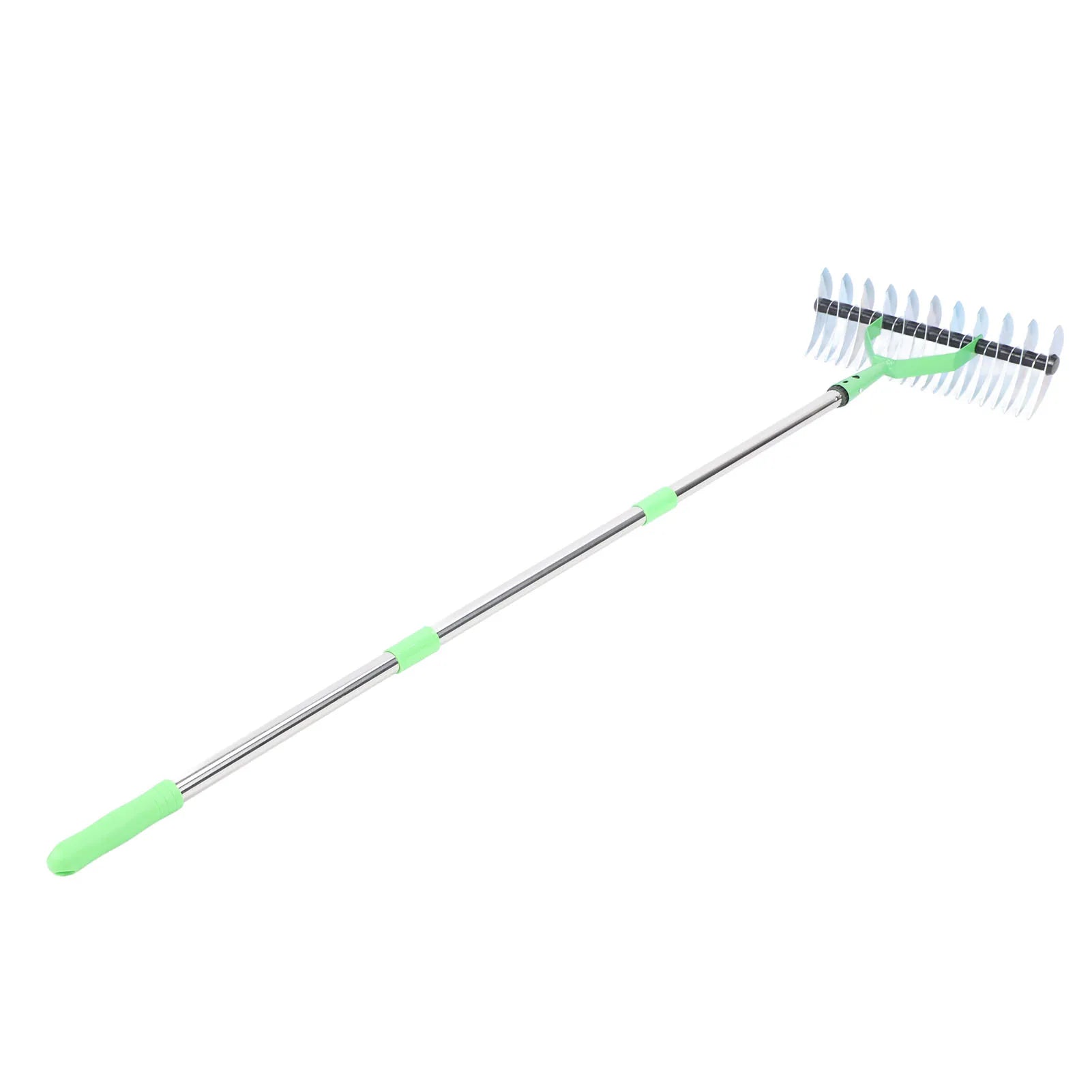LawnRevive | Vertikutierrechen aus Edelstahl | 134 cm Rasenrechen zur Entfernung von Rasenfilz & Abgestorbenem Gras