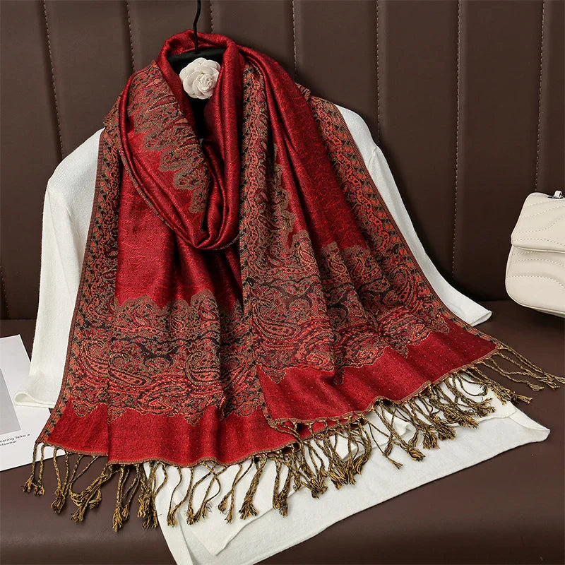 Élégancea | Women's Scarf | Cashmere Feel | 70 × 190 cm | Luxury Print & Warm