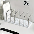 DeskMate Pro Moderner Büro-Organizer | Vertikaler Ablagehalter für Dateien & Bücher | Minimalistisches Design | Kunststoff