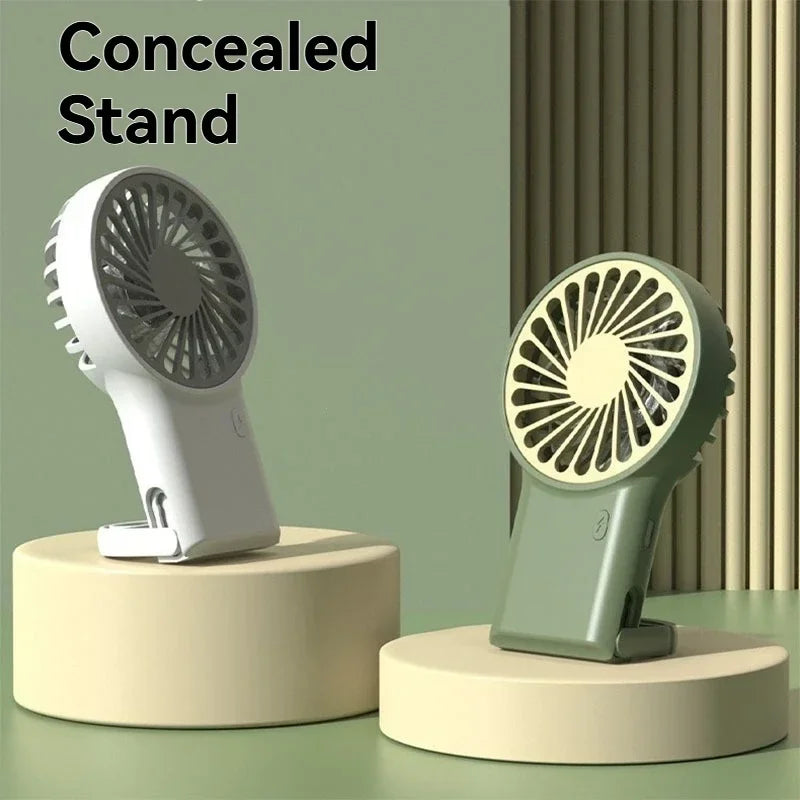 Breezora Mini Ventilator | 3 Geschwindigkeiten | USB-C | Faltbar & mit Haken