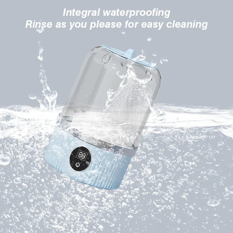WashGo Mini-Waschmaschine | Tragbare Akku-Waschmaschine | 1 L Fassungsvermögen | 4000 mAh