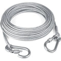 Canivaro | Hundeleine aus Stahlseil | Rostbeständig | Doppelseitiger Karabiner | Extra Robust | 460–1500 cm