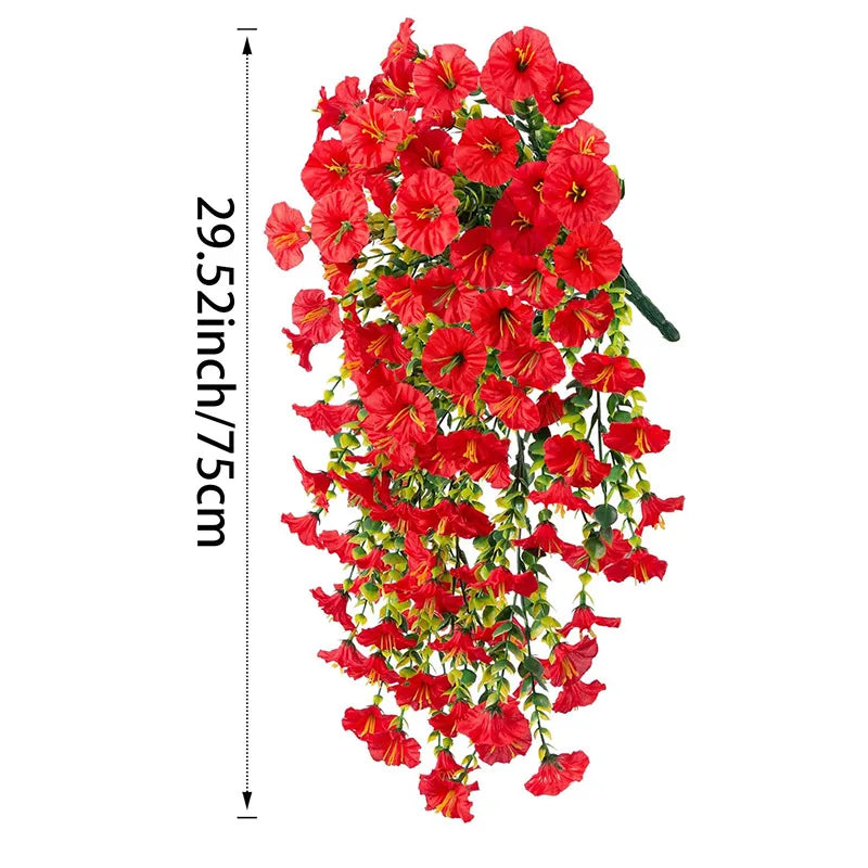 BlütenZauber Künstliche Winden-Girlande | 75 cm | Wand- & Outdoor-Deko | Hochzeit & Garten