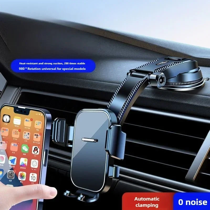 DriveGrip | Universal Auto-Handyhalter mit Saugnapf | 360° Verstellbar