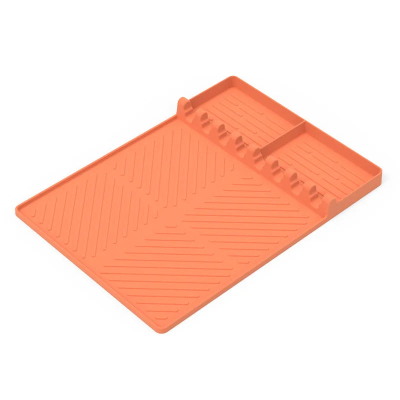 GrillGuard Silikon Grillmatte & Reinigungs-Pad | Anti-Staub Schutzkissen | Ofenöl Box & BBQ Zubehör