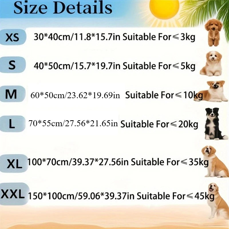 ArcticPaw | Atmungsaktive Kühlmatte für Hunde & Katzen | Kühlende Liegematte aus Polyester | Sommer Schlafmatte