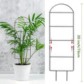 Rankora | Verstellbare Pflanzenrankhilfe aus Metall | Rostfreie Kletterpflanzen-Stütze | Für Monstera, Efeu, Tomaten & Pothos | 76 x 30 cm