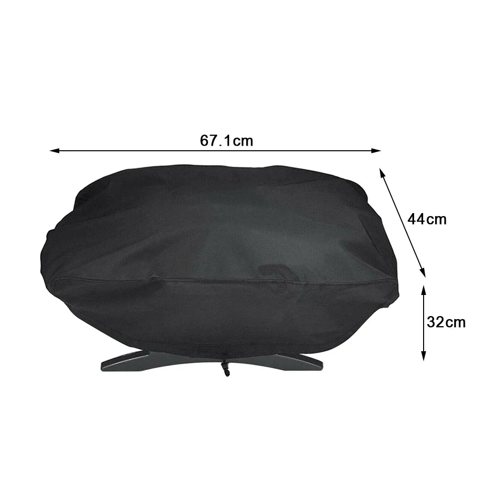 GrillGuard ProCover Grillabdeckung 67,1 x 44 x 32 cm | Wasserdicht | Windfest | Polyester