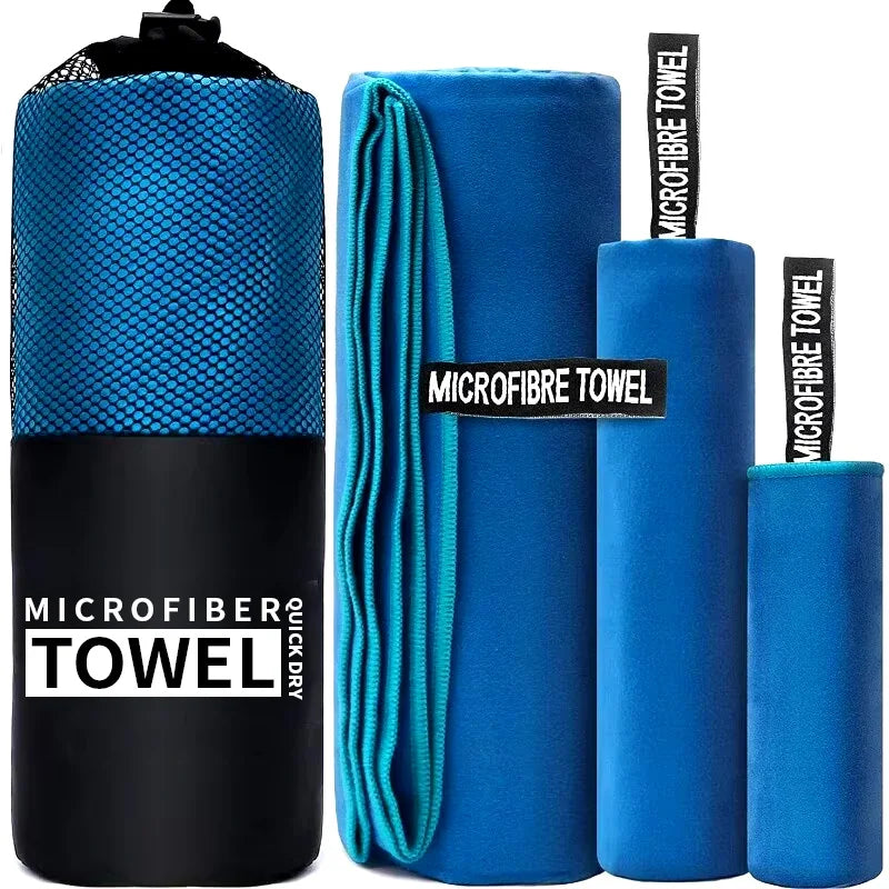 DryFlexo Schnell trocknendes Sporthandtuch | Mikrofaser | 40 x 80 cm | Fitness, Schwimmen & Camping