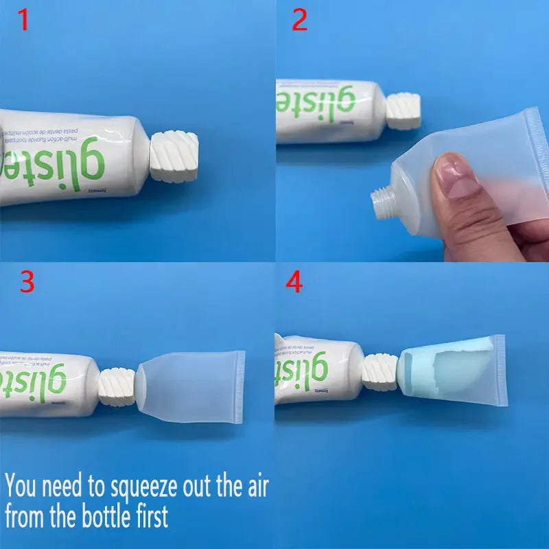 TravelDrop | Reiseflaschen Set 30 ml | Auslaufsicher | Nachfüllbar | 3 Flaschen mit Adaptern